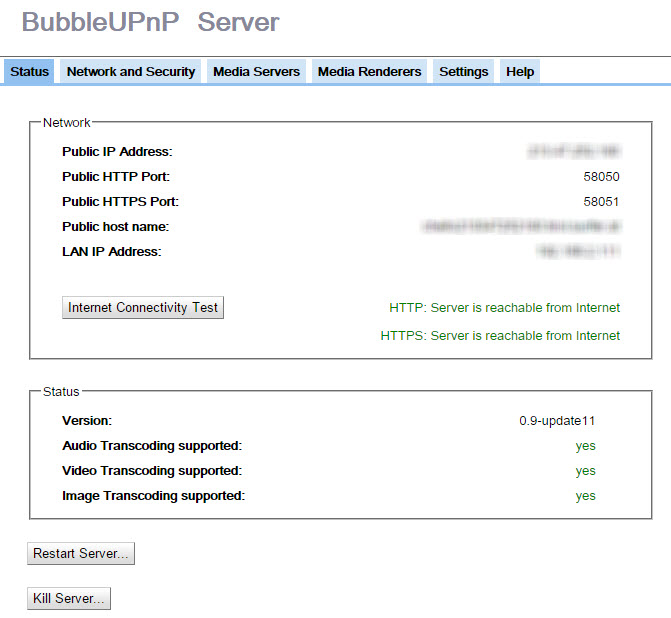 BubbleUPnP Server für Thecus Modul